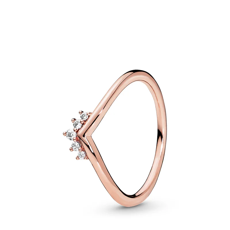 New Silver Color With Rose Gold Crown Wishing Bone Ring Wedding & Party Ring For Women Jewelry
New Silver Color With Rose Gold Crown Wishing Bone Ring Wedding & Party Ring For Women Jewelry