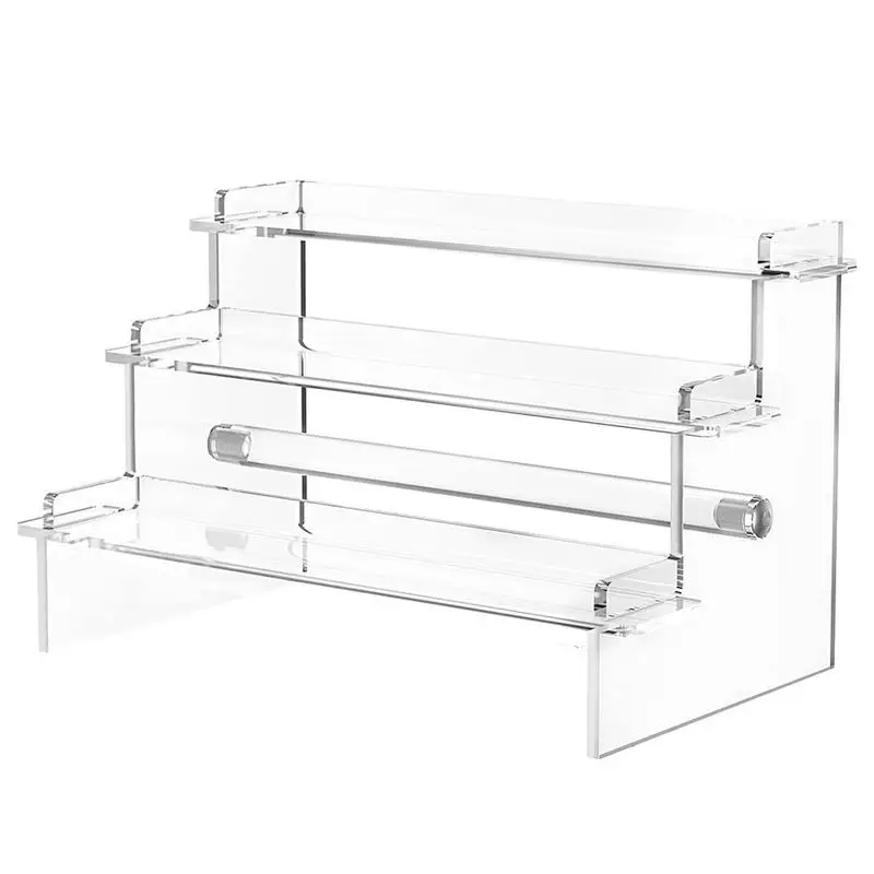 3-Tier Perfume Display Stand Transparent Shelf Holder Showcase Storage Rack Organizer For For Action Figure Cupcakes Spices
3-Tier Perfume Display Stand Transparent Shelf Holder Showcase Storage Rack Organizer For For Action Figure Cupcakes Spices