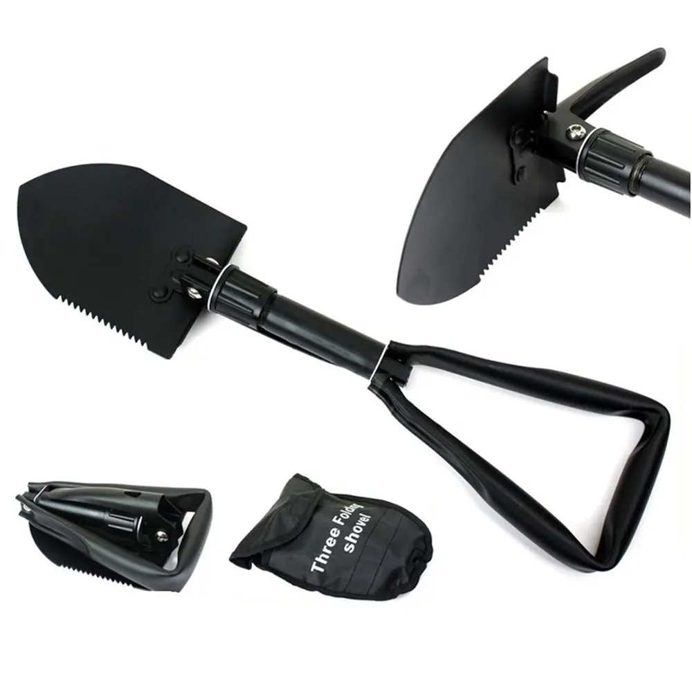 Carbon Steel Army Military Three Folding Spade Shovel Camping Metal Portable Survival Trowel Garden Outdoor Tool Ice Scraper
Carbon Steel Army Military Three Folding Spade Shovel Camping Metal Portable Survival Trowel Garden Outdoor Tool Ice Scraper