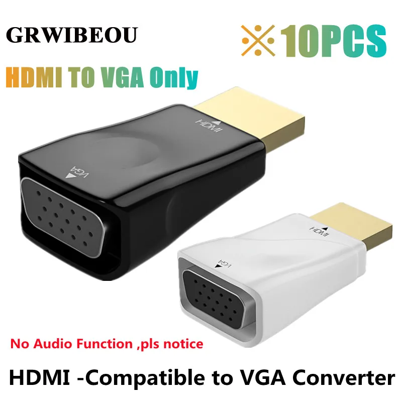 10 шт. 1080P HDMI-совместимый к VGA Кабель преобразователь HD папа к VGA мама преобразователь адаптер цифровой аналоговый для планшета ноутбука ПК
10 шт. 1080P HDMI-совместимый к VGA Кабель преобразователь HD папа к VGA мама преобразователь адаптер цифровой аналоговый для планшета ноутбука ПК
