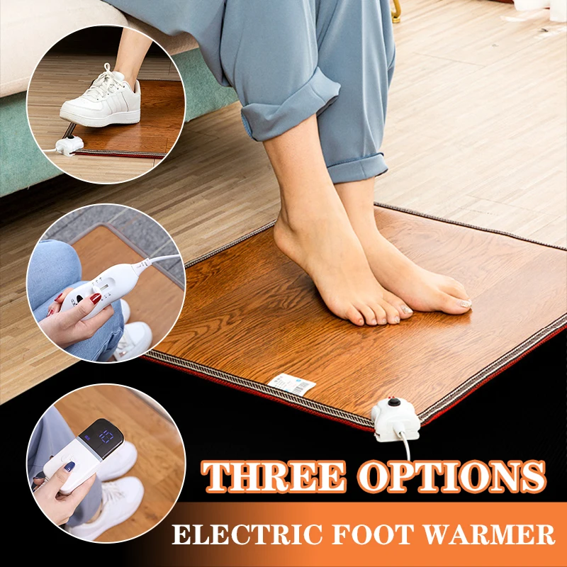 Adjustable Leather Heating Foot Mat Warmer Electric Heating Pads Feet Leg Warmer Carpet Thermostat Home Office Warming Tools
Adjustable Leather Heating Foot Mat Warmer Electric Heating Pads Feet Leg Warmer Carpet Thermostat Home Office Warming Tools
