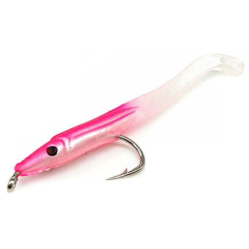 SUNMILE Fake Fishing Lure Sea Fishing Lure Bait With Hook Eel Bionic Bait 5Cm/0.6G T Tail Soft Insect 75Pcs Pink
SUNMILE Fake Fishing Lure Sea Fishing Lure Bait With Hook Eel Bionic Bait 5Cm/0.6G T Tail Soft Insect 75Pcs Pink