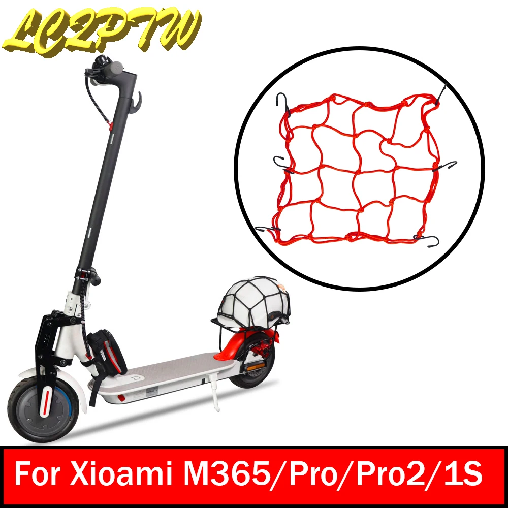 Universal Scooter 6 Hooks Luggage Net For xiaomi M365/PRO/1S Luggage Mesh Web Bungee Black Helmet Electric Scooter Styling
Universal Scooter 6 Hooks Luggage Net For xiaomi M365/PRO/1S Luggage Mesh Web Bungee Black Helmet Electric Scooter Styling