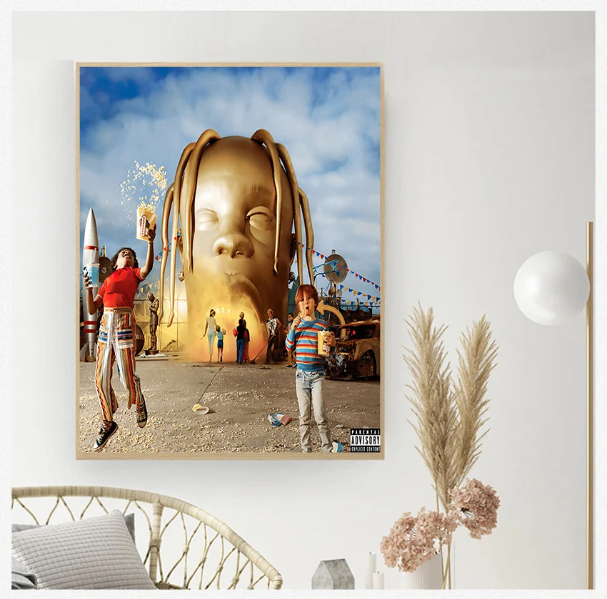 Music Album Cover Art Poster Canvas Painting Home Decor Posters and Prints Travis Scott Astroworld 2018 Rap
Music Album Cover Art Poster Canvas Painting Home Decor Posters and Prints Travis Scott Astroworld 2018 Rap