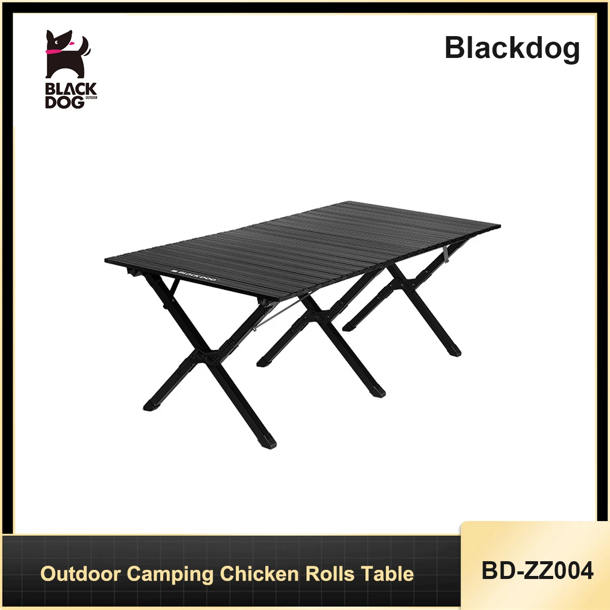 Blackdog Outdoor Camping Table BD-ZZ004 Portable Aluminum Alloy Egg Roll Table Blackening High-strength Desktop
Blackdog Outdoor Camping Table BD-ZZ004 Portable Aluminum Alloy Egg Roll Table Blackening High-strength Desktop