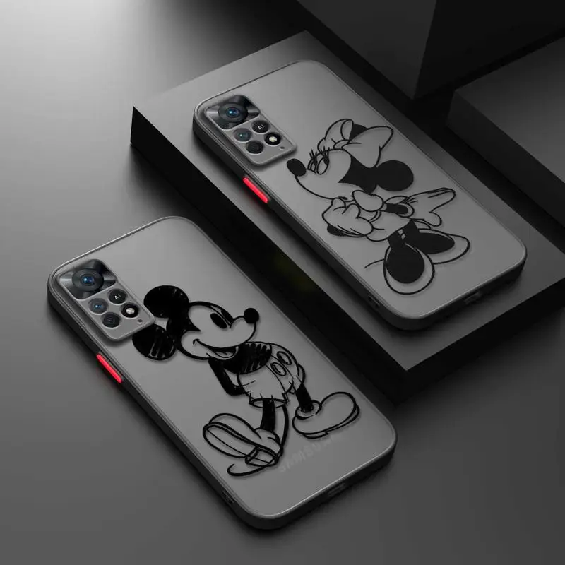 

Mickey Minnie Mouse Phone Case For Redmi Note 12 11 11T 11S 10 9 8 7 8T 9S 9T Pro Plus 9C 9A 10C 10S 12C K40 Matte Capa