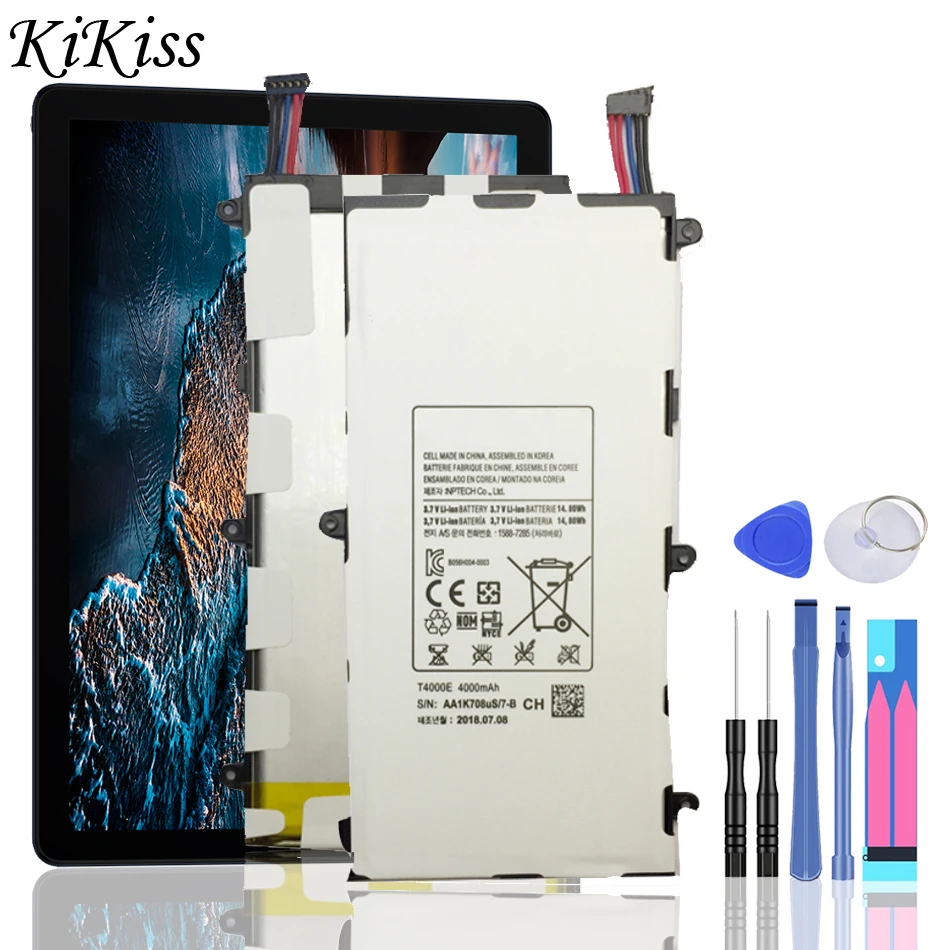 Аккумулятор для планшета T4000E, 4000 мАч, для Samsung Galaxy Tab 3 7,0 '', T211, T210, T215, T217A, Φ, T2105, P3210, P3200, аккумулятор + трек NO
Аккумулятор для планшета T4000E, 4000 мАч, для Samsung Galaxy Tab 3 7,0 '', T211, T210, T215, T217A, Φ, T2105, P3210, P3200, аккумулятор + трек NO
