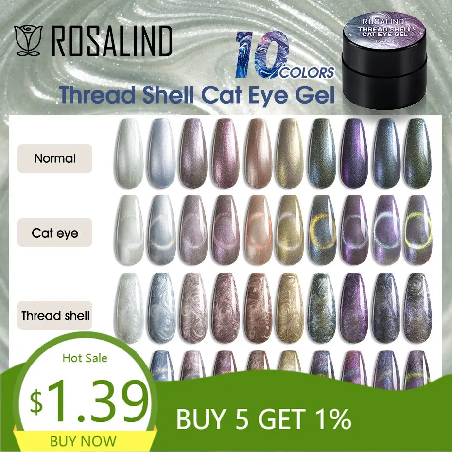 ROSALIND Cat Eye Gel Nail Polish Thread Shell Effect Soak Off GLOWTOP COAT Semi Permanent UV Nail Varnish Painting Gel Polish
ROSALIND Cat Eye Gel Nail Polish Thread Shell Effect Soak Off GLOWTOP COAT Semi Permanent UV Nail Varnish Painting Gel Polish