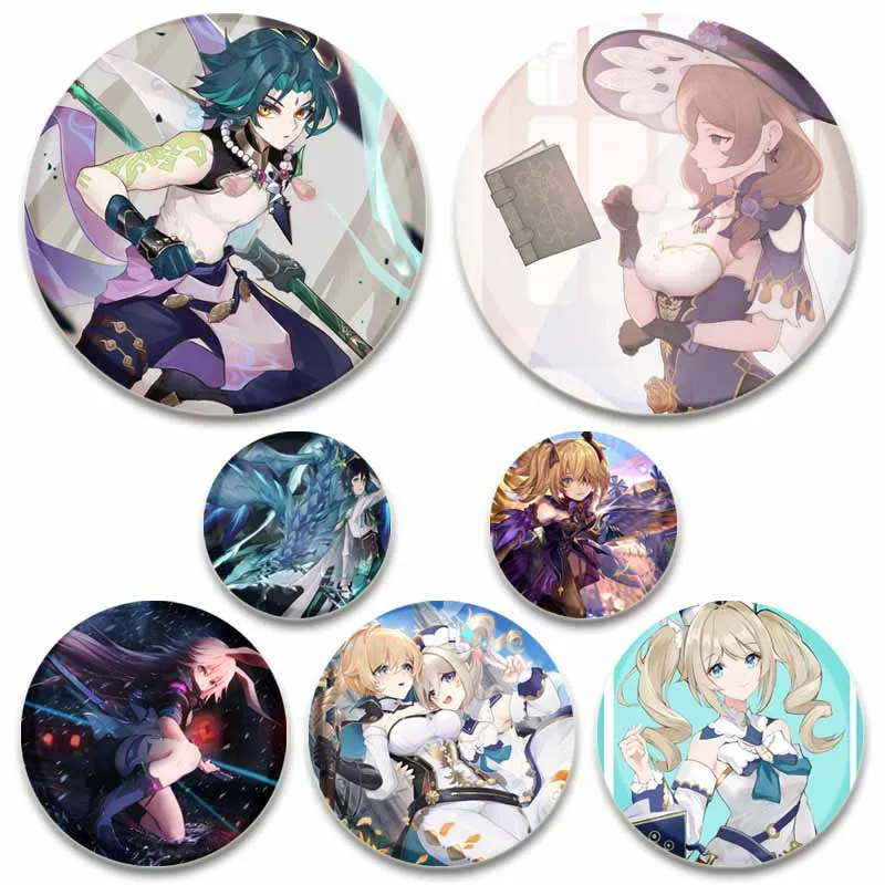 58mm Genshin Impact Enamel Pin Custom Cute Anime Figure Brooch Bag Backpack Badge Cartoon Jewelry Accessories Pins Gift for Kids
58mm Genshin Impact Enamel Pin Custom Cute Anime Figure Brooch Bag Backpack Badge Cartoon Jewelry Accessories Pins Gift for Kids