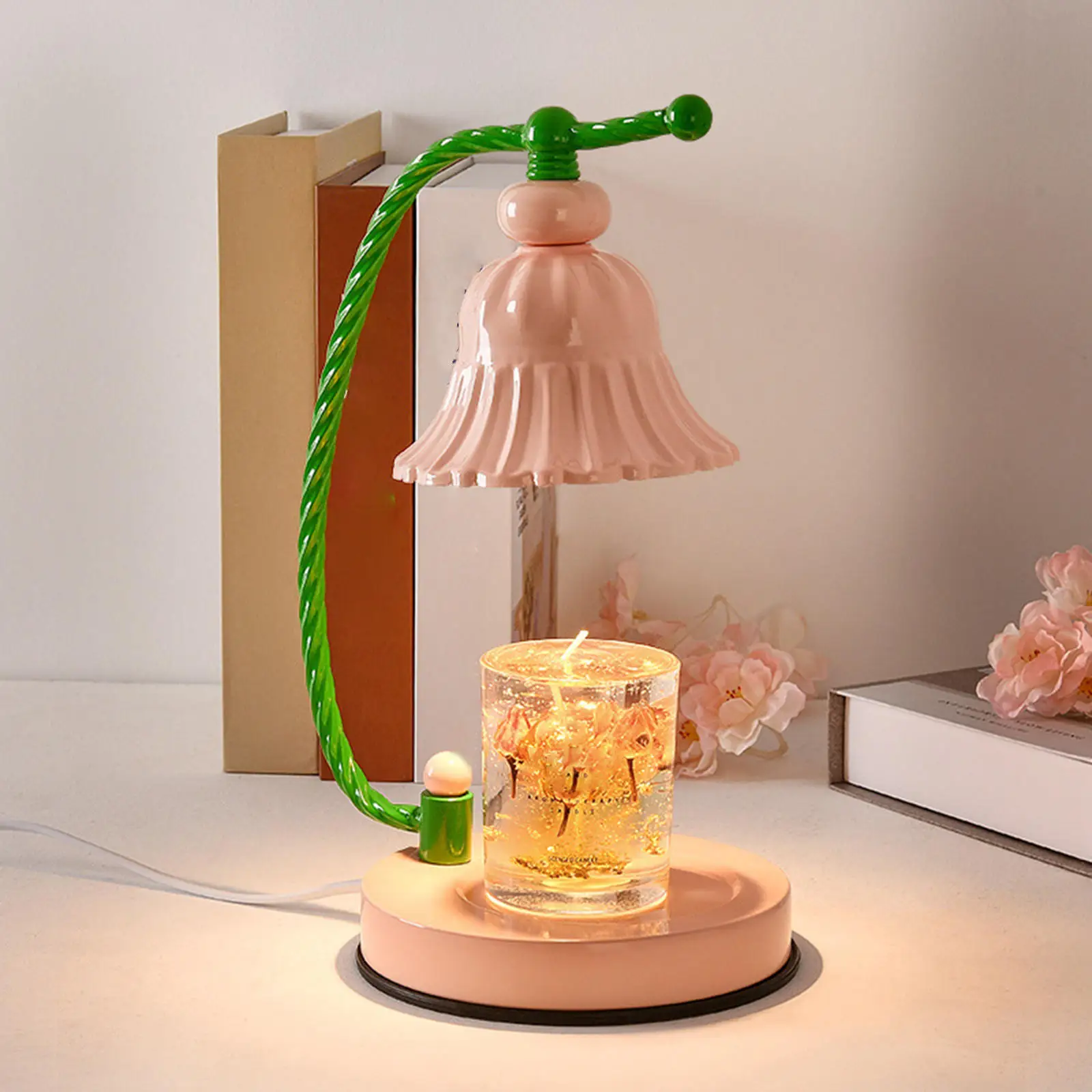 Романтическая розовая лампа в виде свечи, электрическая настосветильник лампа в виде свечи для расплава воска, креативный диффузор эфирного масла, Регулируемая лампа для ароматерапии
Романтическая розовая лампа в виде свечи, электрическая настосветильник лампа в виде свечи для расплава воска, креативный диффузор эфирного масла, Регулируемая лампа для ароматерапии
