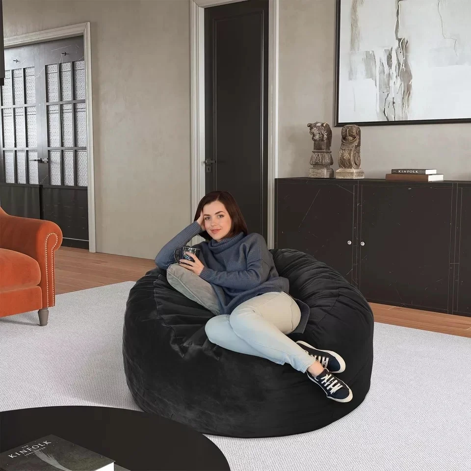 Large Bean Bag Sofas Cover Chairs with Memory Foam Soft Lazy Sofa Tatami Chairs for Bedroom Living Room Drop shipping
Large Bean Bag Sofas Cover Chairs with Memory Foam Soft Lazy Sofa Tatami Chairs for Bedroom Living Room Drop shipping