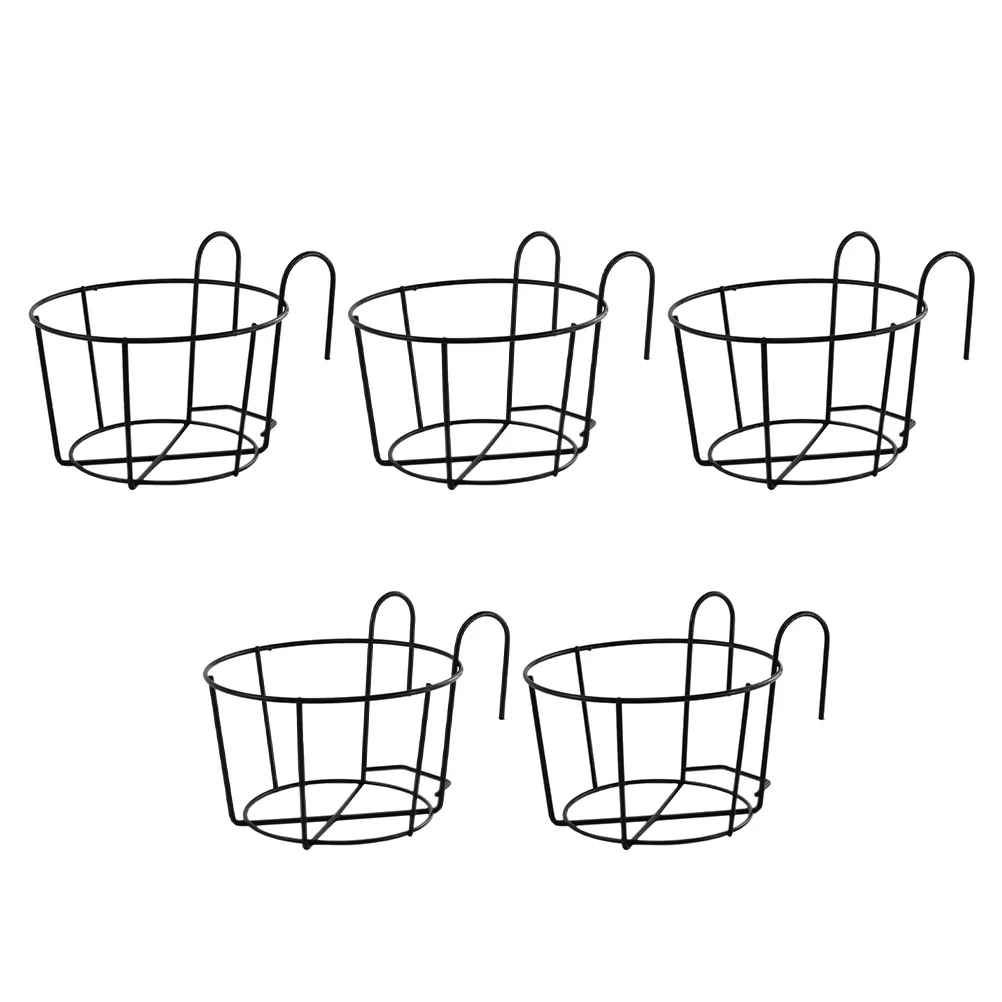 5 Pcs Hanging Flower Stand Outdoor Planters Decorative Stands Iron Holder Gardening Shelf Railing Flowerpot Racks Ironwork
5 Pcs Hanging Flower Stand Outdoor Planters Decorative Stands Iron Holder Gardening Shelf Railing Flowerpot Racks Ironwork