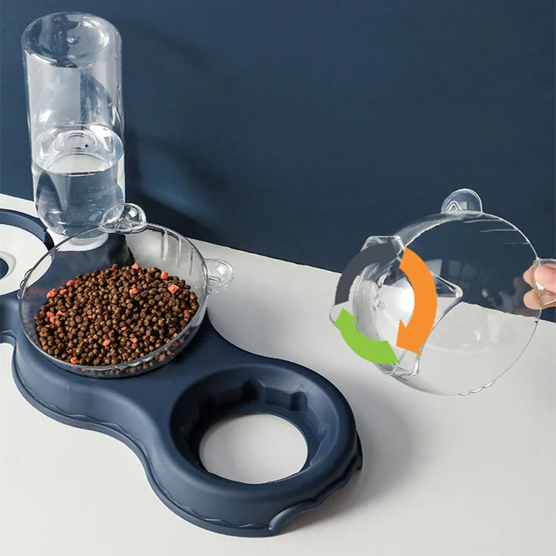 Pet Cat Bowl Automatic Feeder Dog Cat Food Bowl With Water Fountain Double Bowl Drinking Raised Stand Dish Bowls For Cats
Pet Cat Bowl Automatic Feeder Dog Cat Food Bowl With Water Fountain Double Bowl Drinking Raised Stand Dish Bowls For Cats