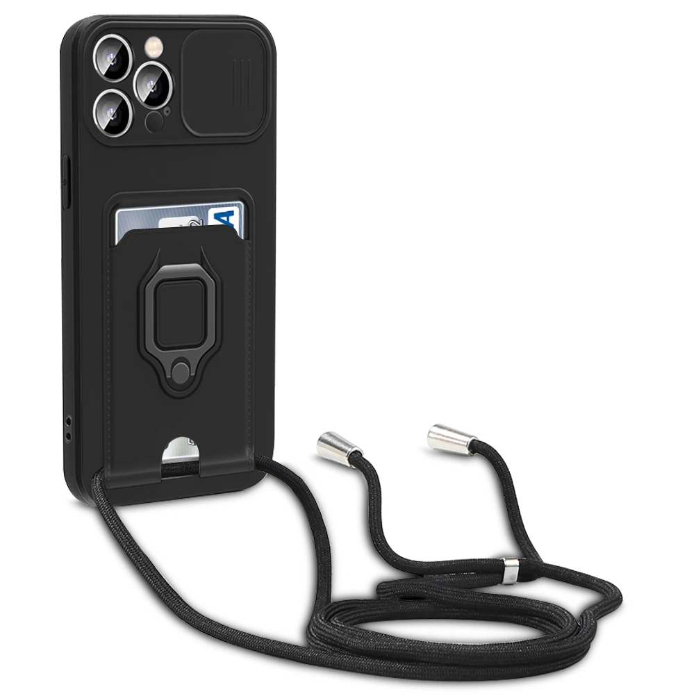 Multifunction Phone Case For iPhone 13 12 11 Pro Max Xs Xr X 8 7 Plus Case Strap Card Pocket Finger Ring Lens Protection Cover
Multifunction Phone Case For iPhone 13 12 11 Pro Max Xs Xr X 8 7 Plus Case Strap Card Pocket Finger Ring Lens Protection Cover