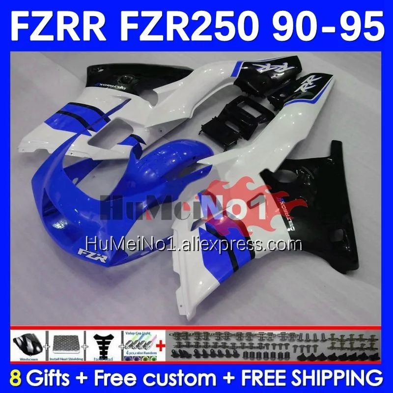 FZR250RR For YAMAHA FZR250 FZRR FZR 250 R RR 250R 147No.88 FZR-250 90 91 92 93 FZR250R 1990 1991 992 1993 Fairings blue glossy
FZR250RR For YAMAHA FZR250 FZRR FZR 250 R RR 250R 147No.88 FZR-250 90 91 92 93 FZR250R 1990 1991 992 1993 Fairings blue glossy