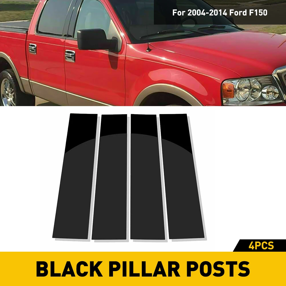 4Pcs Black Window Pillar Posts For Ford F150 2004-2014 Car Window Trim Cover Set Polished Pillar Posts Auto Decoratie Stickers
4Pcs Black Window Pillar Posts For Ford F150 2004-2014 Car Window Trim Cover Set Polished Pillar Posts Auto Decoratie Stickers