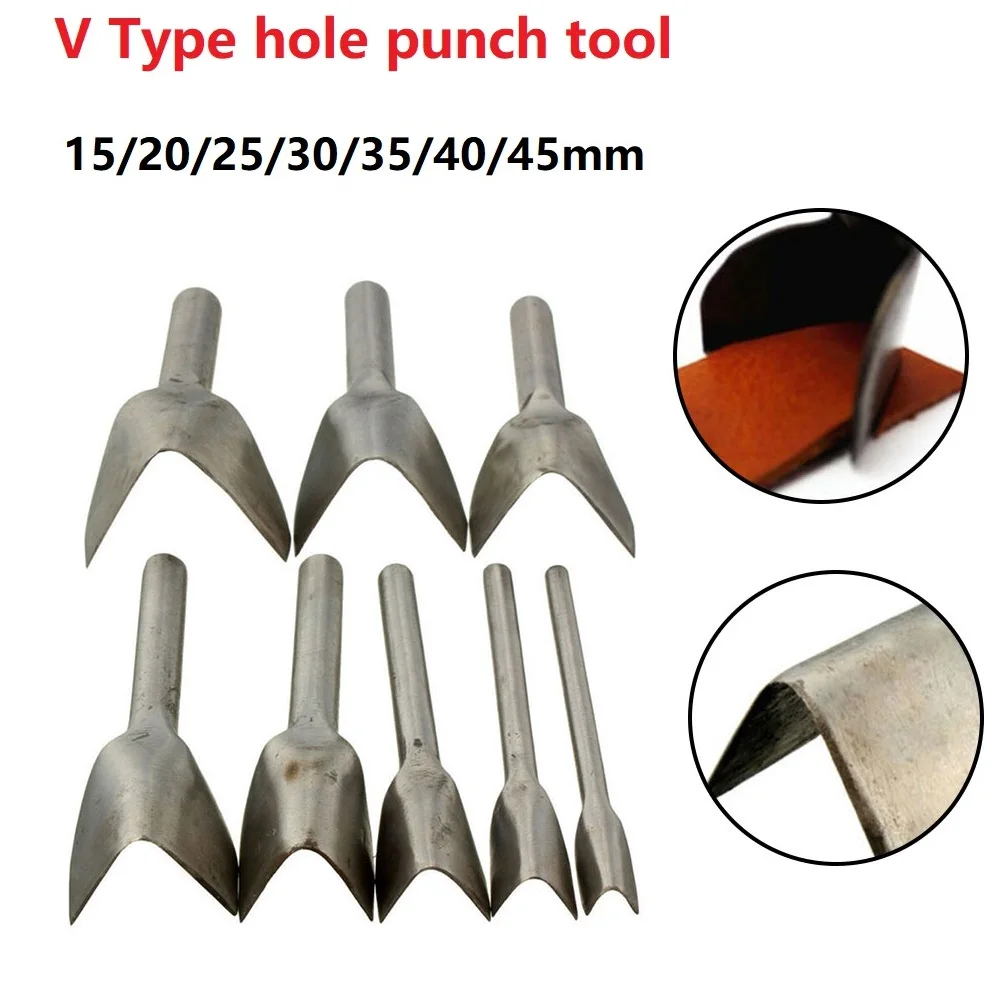 V Shape Leather Punch Tool Leather Belt V Puncher Shaped Cutter Leather Cut Corners 7 Sizes Cutter 15-45mm Leathercraft Tools
V Shape Leather Punch Tool Leather Belt V Puncher Shaped Cutter Leather Cut Corners 7 Sizes Cutter 15-45mm Leathercraft Tools