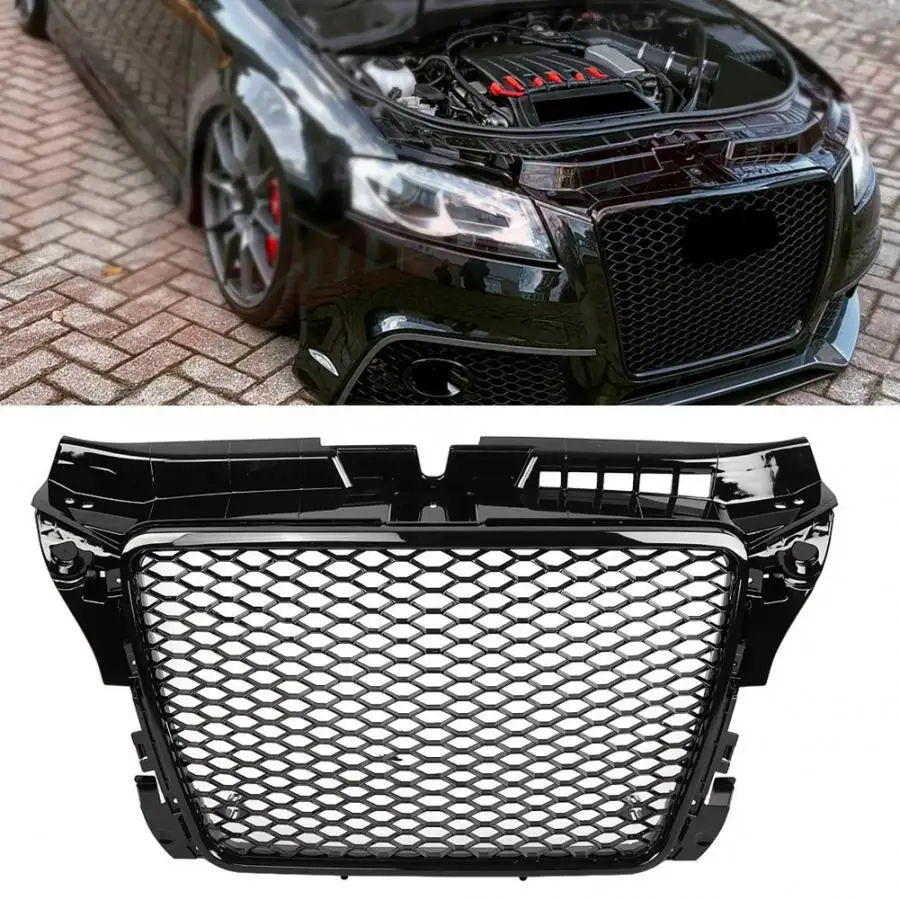 For RS3 Style Front Sport Hex Mesh Honeycomb Hood Grill Gloss Black for Audi A3/S3 8P 2009 2010 2011 2012 2013
For RS3 Style Front Sport Hex Mesh Honeycomb Hood Grill Gloss Black for Audi A3/S3 8P 2009 2010 2011 2012 2013