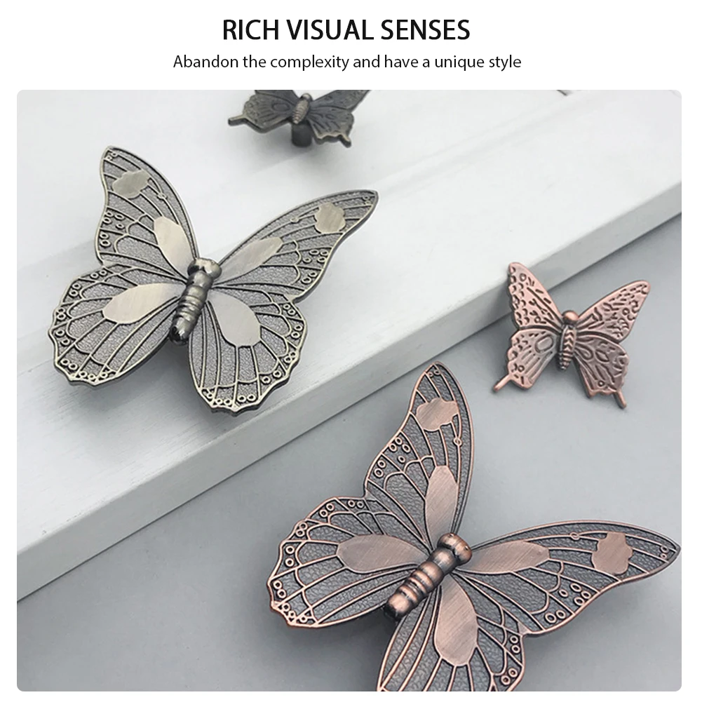 Vintage Butterfly Handle Drawer Knobs High Quality Zinc Alloy Cabinet Door Handle Suitable For Bathroom Cabinets
Vintage Butterfly Handle Drawer Knobs High Quality Zinc Alloy Cabinet Door Handle Suitable For Bathroom Cabinets