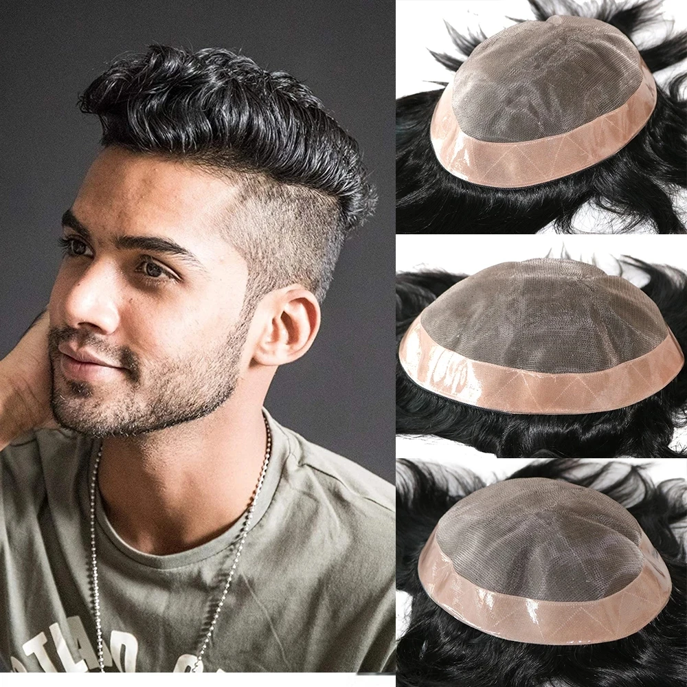 Human Hair Men Toupee Mono Lace With Npu Around Lace Systems Male Natural Black Straight Hair Piece Remy Wigs In Stock
Human Hair Men Toupee Mono Lace With Npu Around Lace Systems Male Natural Black Straight Hair Piece Remy Wigs In Stock