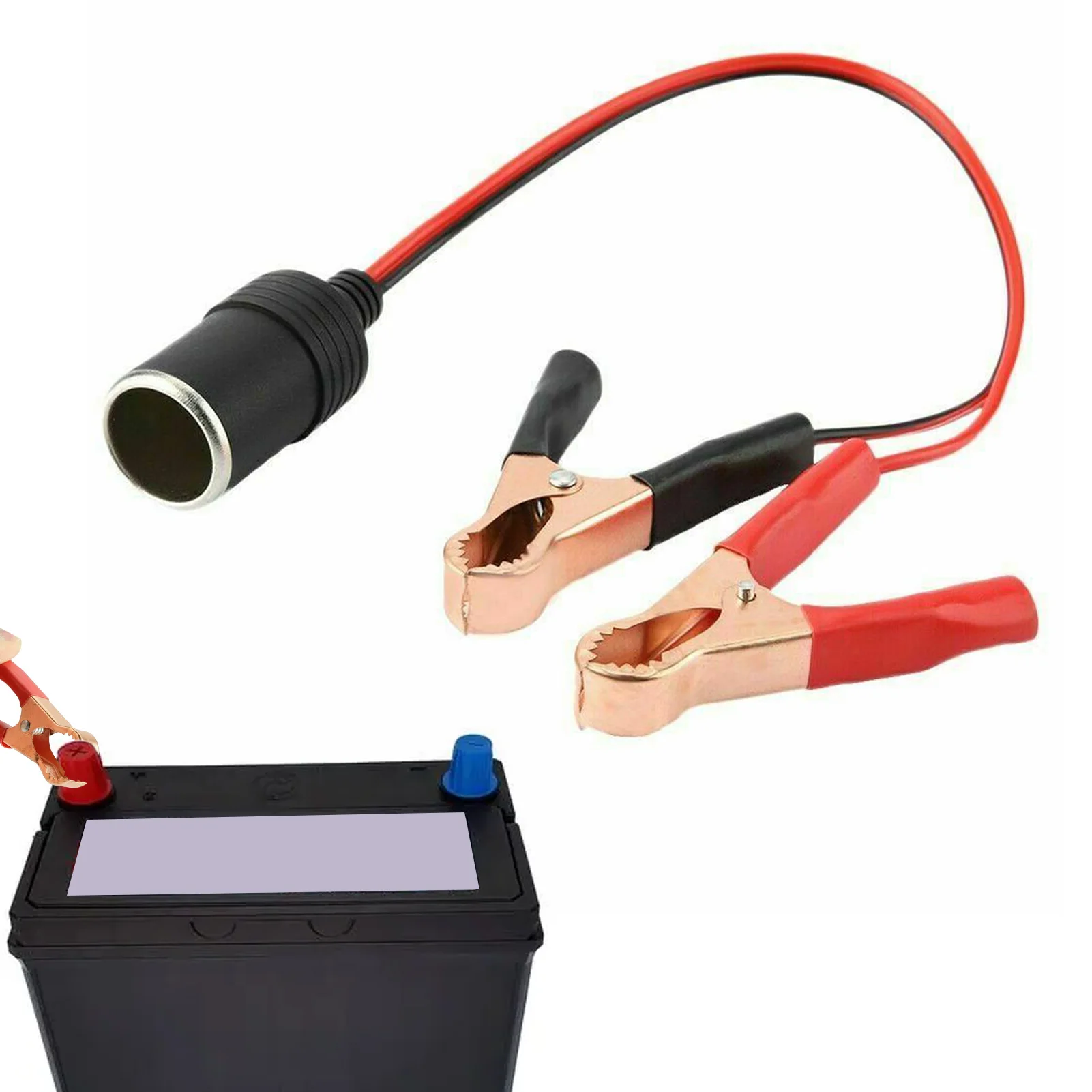 Battery Alligator Clips Battery Alligator Crocodile Clip To Connector Extension Cable 12V-24V Quick Release Adapter To
Battery Alligator Clips Battery Alligator Crocodile Clip To Connector Extension Cable 12V-24V Quick Release Adapter To