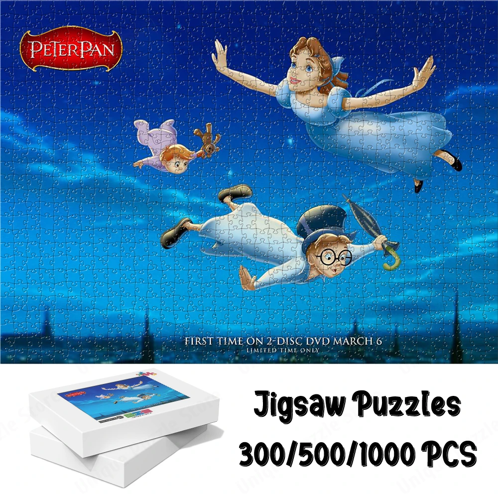 Peter Pan Puzzle Wendy Darling 300/500/1000 Pieces Disney Puzzles for Adults Classic Cartoon Anime Unique Design Game and Puzzle
Peter Pan Puzzle Wendy Darling 300/500/1000 Pieces Disney Puzzles for Adults Classic Cartoon Anime Unique Design Game and Puzzle