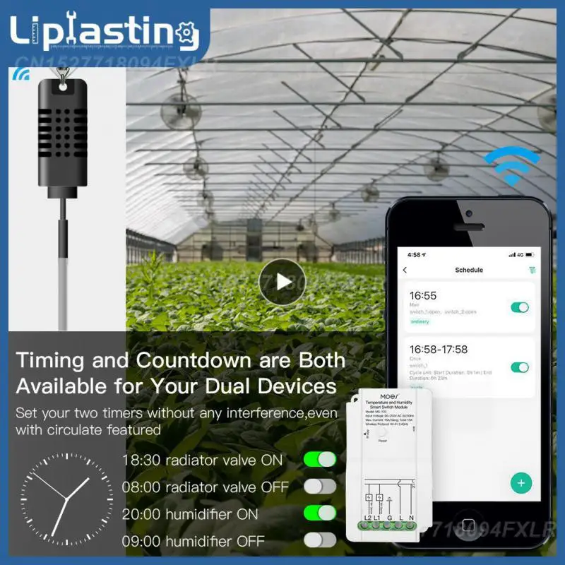 Kept Constant Smart Temperature Humidity Tuya Wifi Multifunctional Wide Compatibility Switch Module Tuya Smart Sensor
Kept Constant Smart Temperature Humidity Tuya Wifi Multifunctional Wide Compatibility Switch Module Tuya Smart Sensor