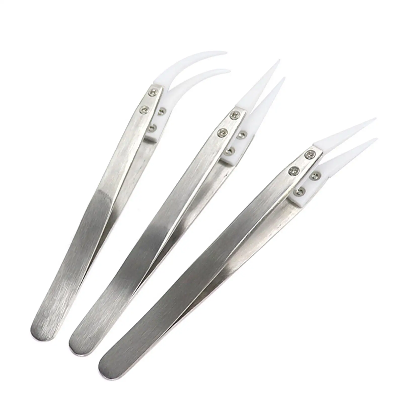 Stainless Steel Tweezer Anti-Static 4.92inch Handheld Pointed Puller for Eyebrows Pinching Coils Soldering Tool Slanted Tip Hair
Stainless Steel Tweezer Anti-Static 4.92inch Handheld Pointed Puller for Eyebrows Pinching Coils Soldering Tool Slanted Tip Hair
