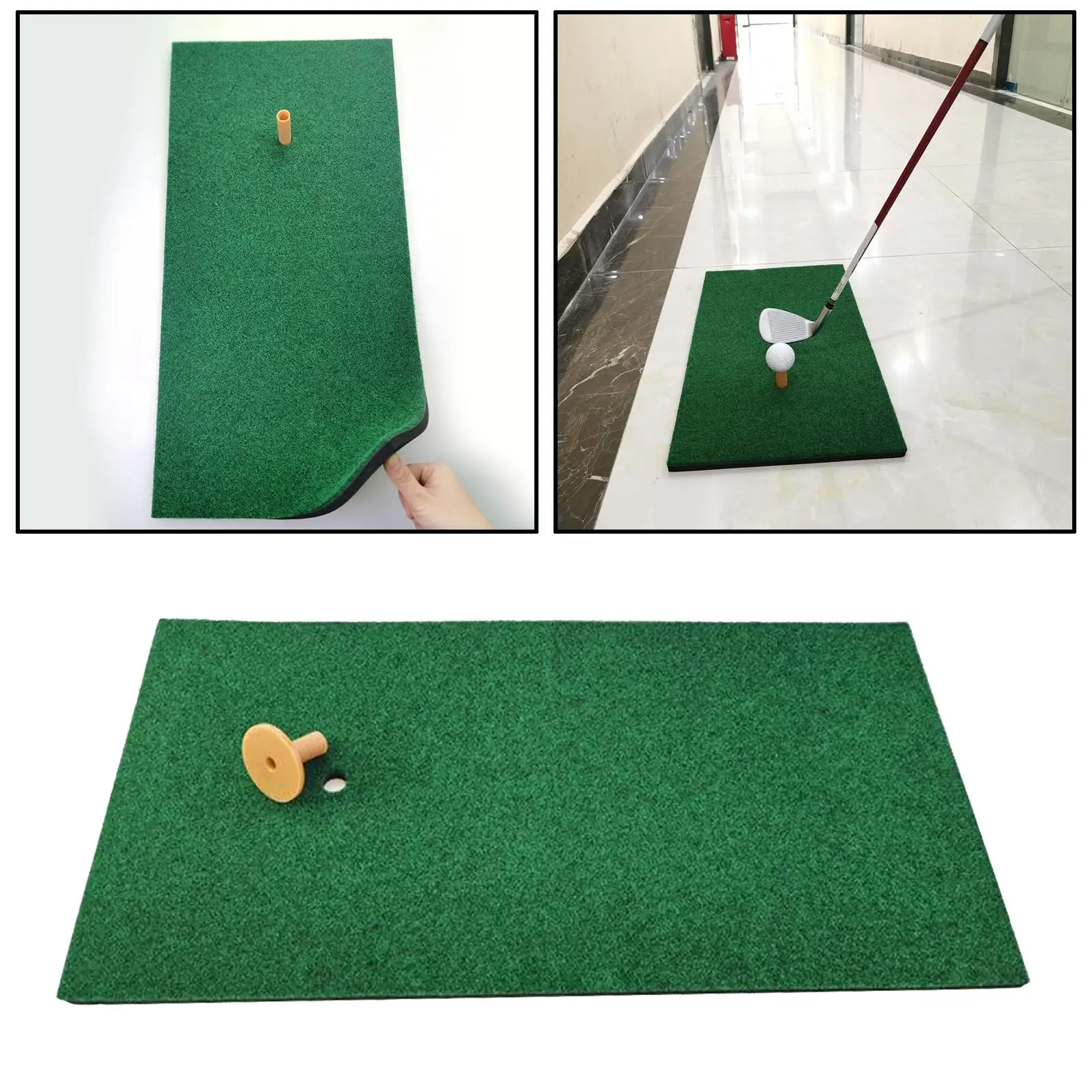 Golf Mat Practice Portable Personal Practicing Turf, Hitting Mat, Folding Driving Range Backyard Indoor E Outdoor with Tee
Golf Mat Practice Portable Personal Practicing Turf, Hitting Mat, Folding Driving Range Backyard Indoor E Outdoor with Tee