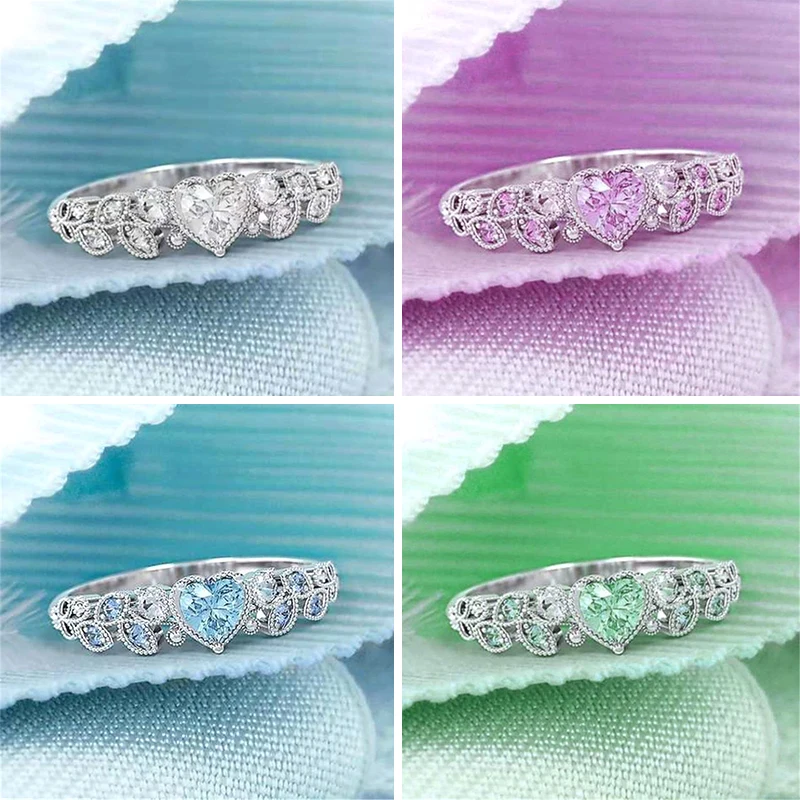 Huitan Fashion Female Rings Silver-plated Double Heart-Shaped Cubic Zircons Wedding Ring For Women Girls Nice Gift For Birthday
Huitan Fashion Female Rings Silver-plated Double Heart-Shaped Cubic Zircons Wedding Ring For Women Girls Nice Gift For Birthday