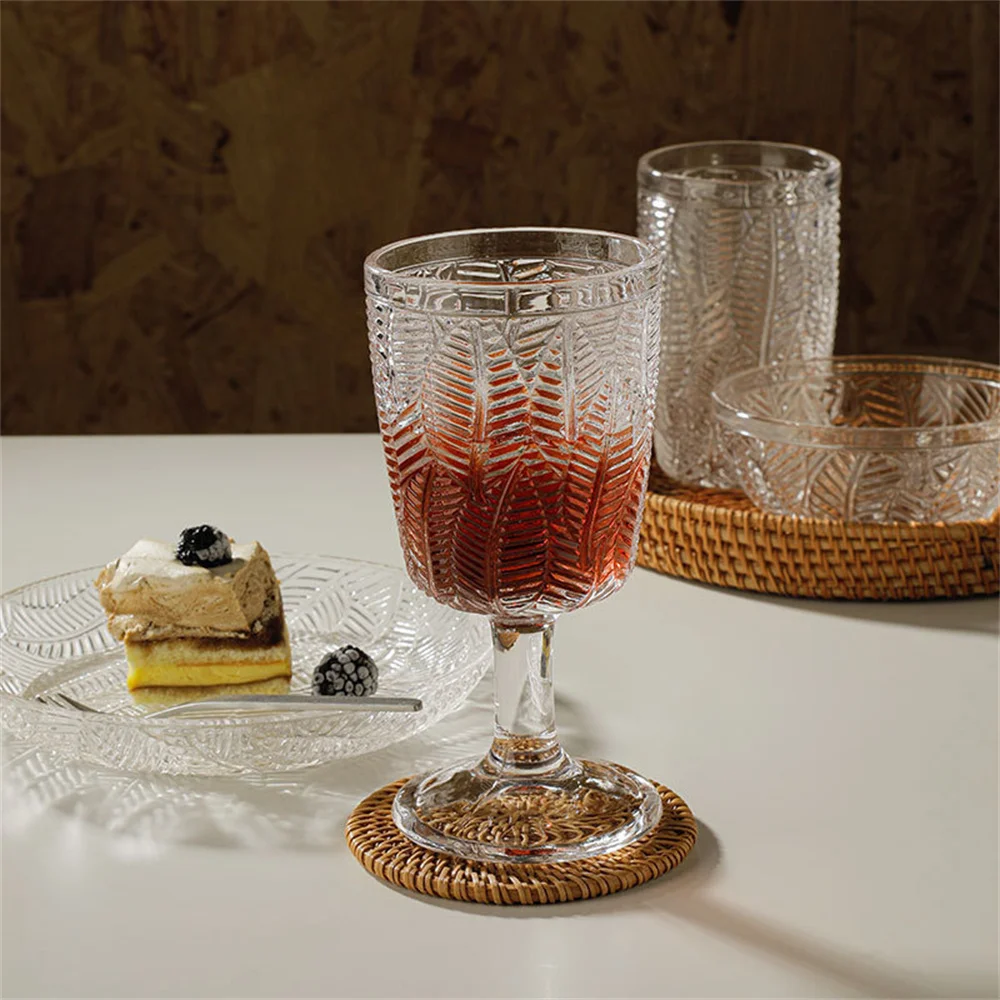 Thick Cup Bottom French Glass Practical Wine Glass Cup Retro Relief Household Accessories Non-toxic Safe Wine Cold Drink Glass
Thick Cup Bottom French Glass Practical Wine Glass Cup Retro Relief Household Accessories Non-toxic Safe Wine Cold Drink Glass