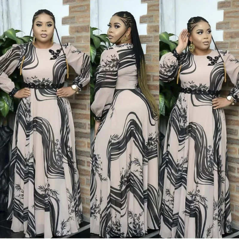 KK African Chiffon Dresses For Women 2021 New Fashion Dashiki Print Ankara Maxi Dress Long Sleeve Elegant Gowns Wedding Party
KK African Chiffon Dresses For Women 2021 New Fashion Dashiki Print Ankara Maxi Dress Long Sleeve Elegant Gowns Wedding Party