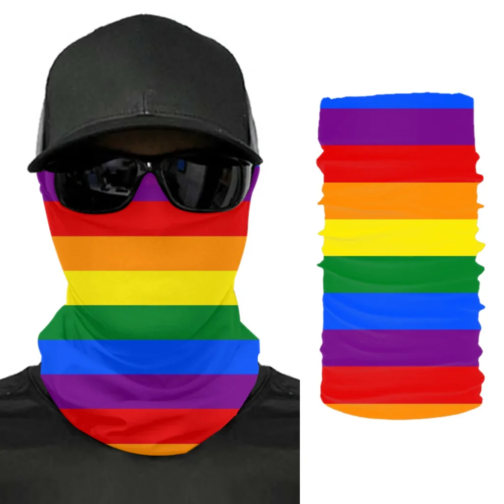 LGBT Gay Pride Rainbow Multifunction Unisex Seamless Tube Bandana Scarf Motorcycle Head Wrap Cover Windproof Headwear Scarves
LGBT Gay Pride Rainbow Multifunction Unisex Seamless Tube Bandana Scarf Motorcycle Head Wrap Cover Windproof Headwear Scarves