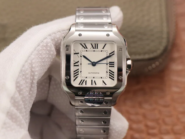 

Lady watches silver color 35mm size 316 material dial genuine 1:1 silver dial women watch