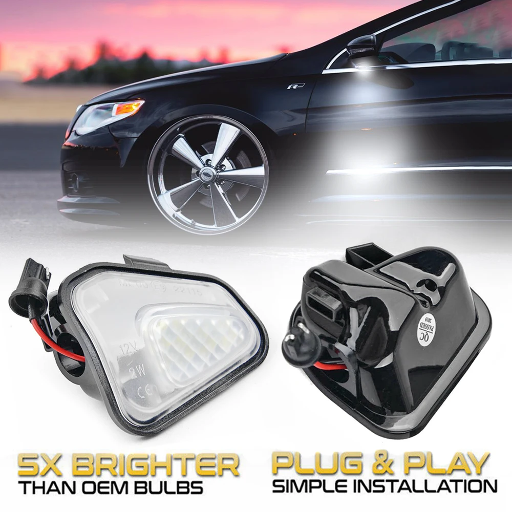 2PCS For VW Passat B7 CC Scirocco Jetta MK6 EOS Beetle R LED Side Rearview Mirror Floor Ground Lamp Puddle Welcome Light
2PCS For VW Passat B7 CC Scirocco Jetta MK6 EOS Beetle R LED Side Rearview Mirror Floor Ground Lamp Puddle Welcome Light