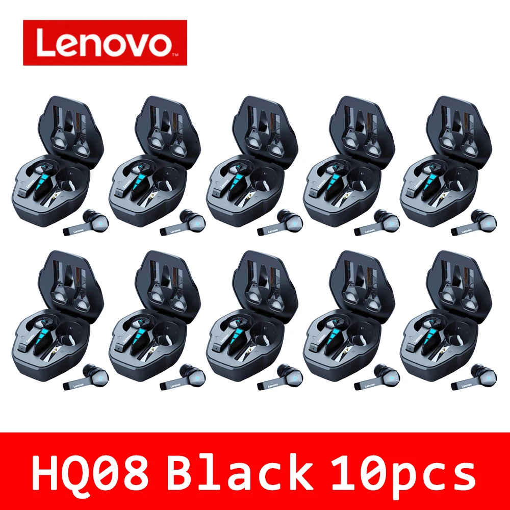 

Оригинальные Игровые наушники Lenovo HQ08, новинка, 10 шт., TWS, Bluetooth 5,0, беспроводные наушники HIFI ACC с низкой задержкой, водонепроницаемые, со встроенным микрофоном