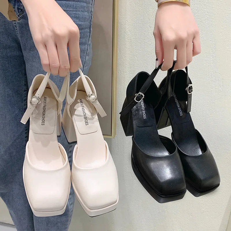 Lining Women's High Heel Sandals 2022 Summer New Luxury Round Head Thick Heel Shoes Height Increasing Fashion All-match
Lining Women's High Heel Sandals 2022 Summer New Luxury Round Head Thick Heel Shoes Height Increasing Fashion All-match