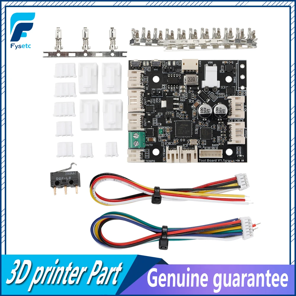 FYSETC Clone Duet 3 Toolboard 1LC V1.1 A CAN-FD connected expansion Board For the Duet 3 Mainboard 3D Printers CNC Machines
FYSETC Clone Duet 3 Toolboard 1LC V1.1 A CAN-FD connected expansion Board For the Duet 3 Mainboard 3D Printers CNC Machines