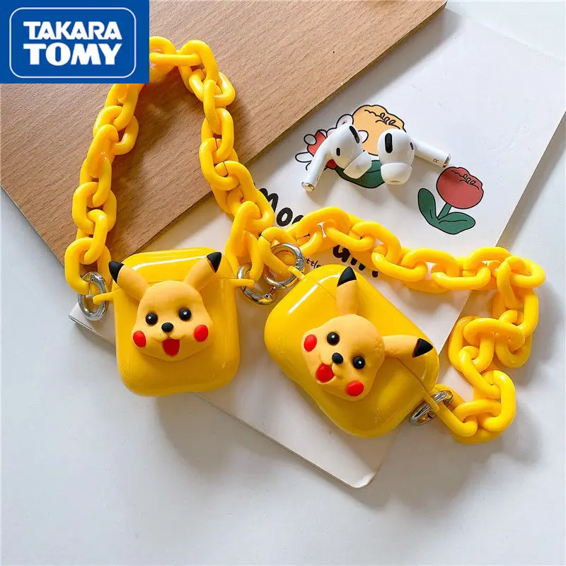 TAKARA TOMY Pikachu 2021 IPhone Earphone Accessories for Apple Airpods1/2 with Chain Cartoon Cover Airpods Pro Air Pod Case
TAKARA TOMY Pikachu 2021 IPhone Earphone Accessories for Apple Airpods1/2 with Chain Cartoon Cover Airpods Pro Air Pod Case