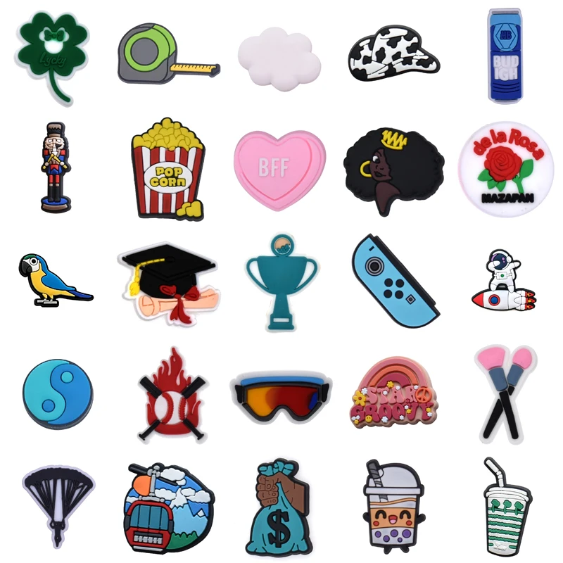 Women Charm Decorations for Croc Gifts Packs Boy Men Girl Wholesale Bulk Set Jeans Shoe Charms Para Pins Shoes Accessories Kids
Women Charm Decorations for Croc Gifts Packs Boy Men Girl Wholesale Bulk Set Jeans Shoe Charms Para Pins Shoes Accessories Kids