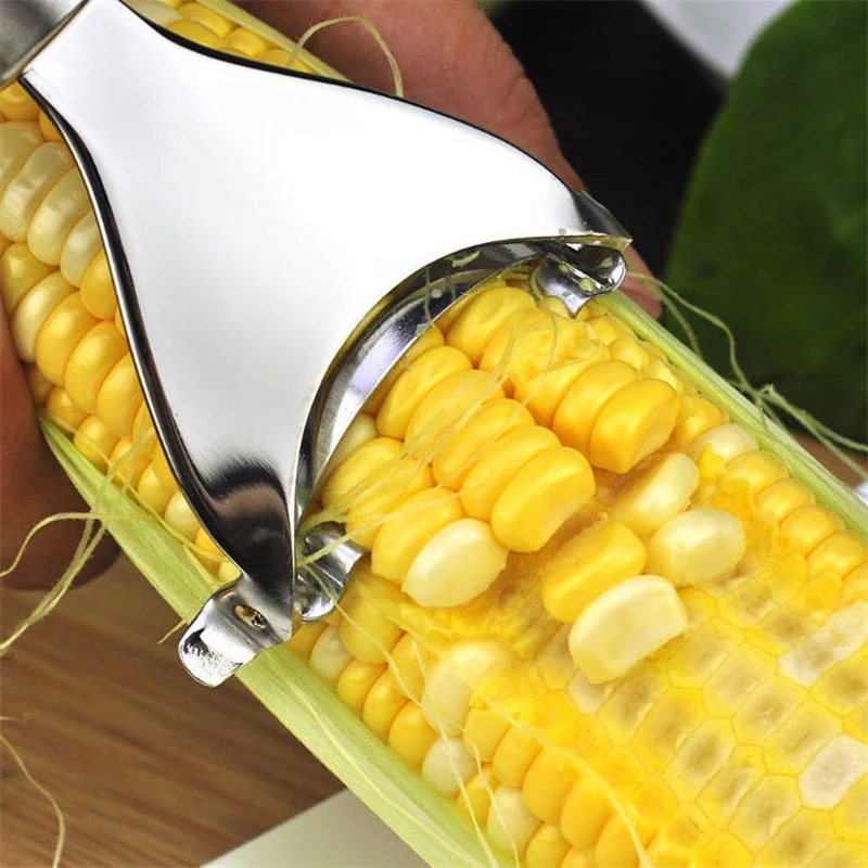 Corn planer Corn Stripper Corns Threshing Stainless Steel blade Stripper Peeler Corn Kerneler Peeler Kitchen Accessories
Corn planer Corn Stripper Corns Threshing Stainless Steel blade Stripper Peeler Corn Kerneler Peeler Kitchen Accessories