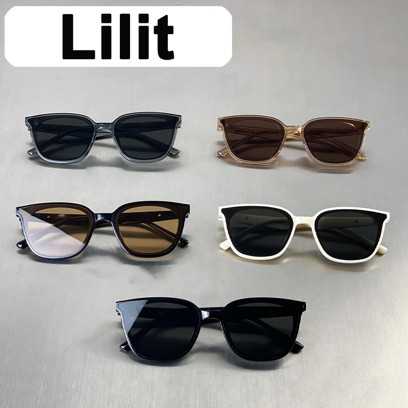 

Lilit Korea GENTLE MONSTER Women's Sunglasses For Man Glasses Vintage Luxury Brand Designer Summer Uv400 Trendy Monst