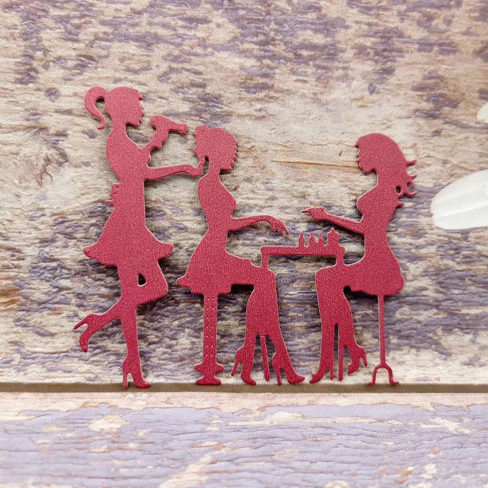 Three Girls Metal Cutting Die Cut Mold Photo Album Card Making Stencil Paper DIY Craft Handmade Happy Birthday Mould
Three Girls Metal Cutting Die Cut Mold Photo Album Card Making Stencil Paper DIY Craft Handmade Happy Birthday Mould