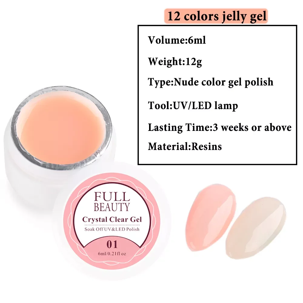 2023NEW Opal Jelly Gel Nude Color Gel Nail Polish Translucent Pink Soak-Off Gel Varnishes For Nails Gellak For Manicure GL1777
2023NEW Opal Jelly Gel Nude Color Gel Nail Polish Translucent Pink Soak-Off Gel Varnishes For Nails Gellak For Manicure GL1777