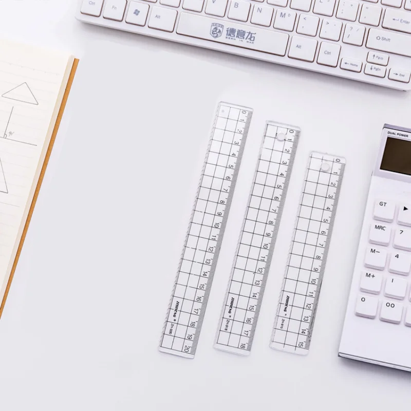Transparent Ruler 15cm 18cm 20cm Square Ruler Cute Stationery Acrylic Plastic Ruler Stationery for Students Drawing Supplies
Transparent Ruler 15cm 18cm 20cm Square Ruler Cute Stationery Acrylic Plastic Ruler Stationery for Students Drawing Supplies