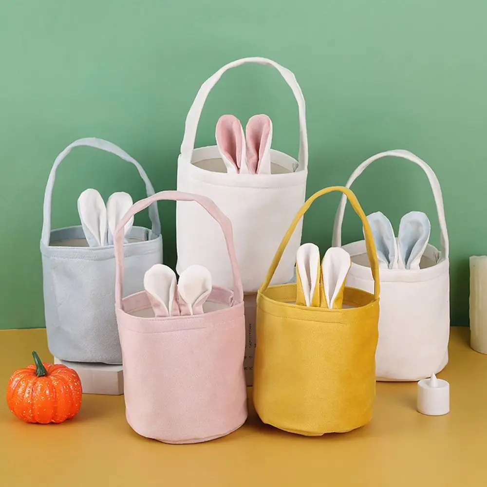 Cylindrical Easter Party Festival Supplies Rabbit Ear Basket Bunny Handbag Candy Bag Gift Box Package
Cylindrical Easter Party Festival Supplies Rabbit Ear Basket Bunny Handbag Candy Bag Gift Box Package