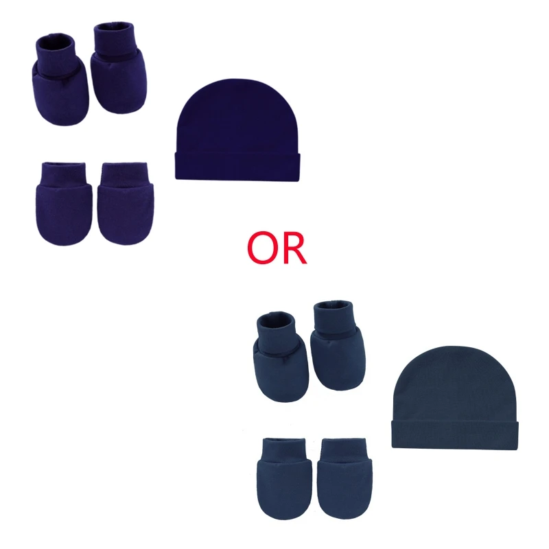 3 Pcs/Set Baby Anti Scratching Soft Cotton Gloves Hat Foot Cover Set Solid Color Spring Autumn Summer Single Layer
3 Pcs/Set Baby Anti Scratching Soft Cotton Gloves Hat Foot Cover Set Solid Color Spring Autumn Summer Single Layer