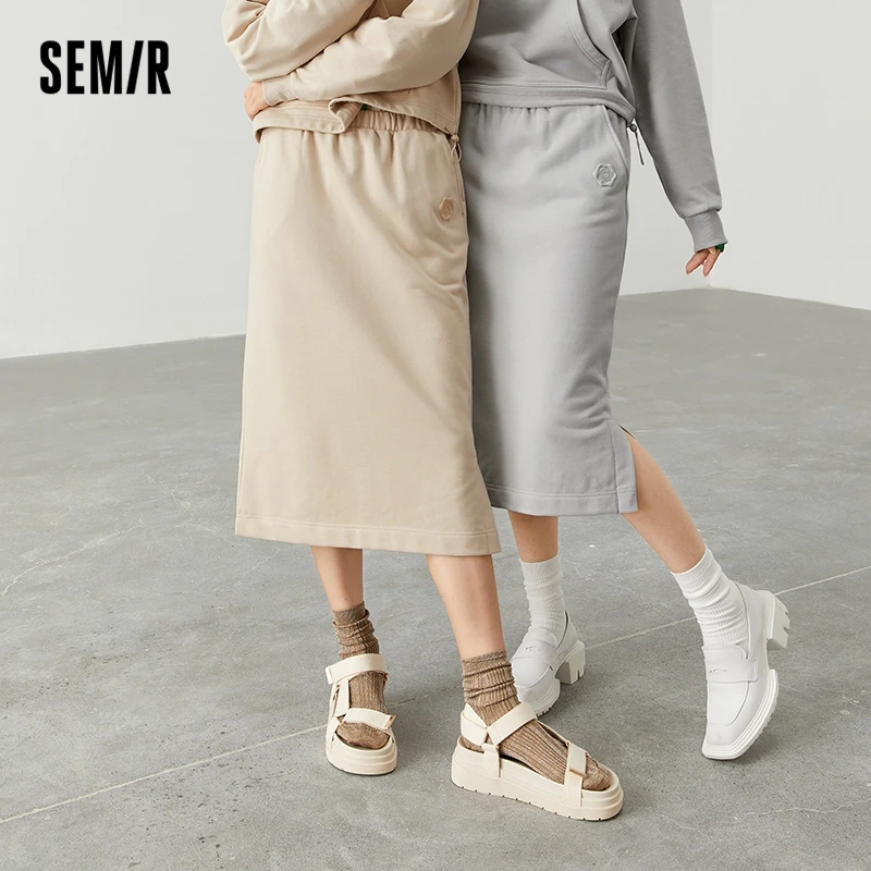 SEMIR Skirt Women Split Commuter 2021 Autumn New Straight Skirt Girls All-Match Knitted Skirt
SEMIR Skirt Women Split Commuter 2021 Autumn New Straight Skirt Girls All-Match Knitted Skirt