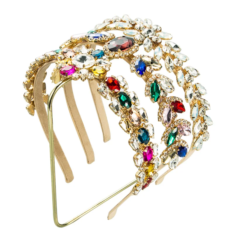Luxury Baroque Color Rhinestone Headband Fashion Hair Accessories For Women Trendy Party Shiny Hairband Hair Band Girl Headwear
Luxury Baroque Color Rhinestone Headband Fashion Hair Accessories For Women Trendy Party Shiny Hairband Hair Band Girl Headwear
