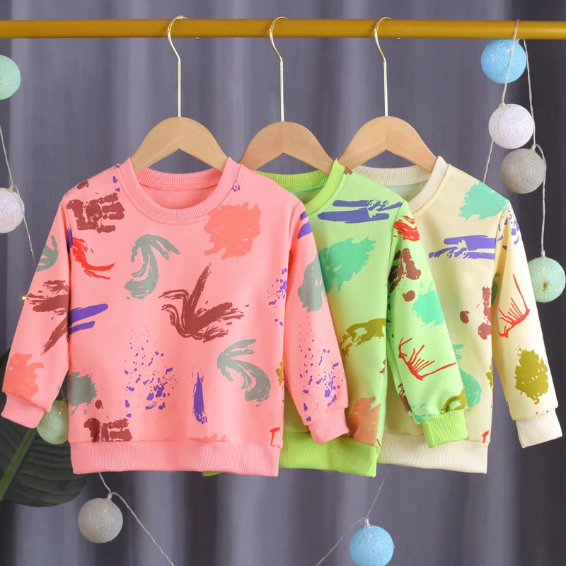 2022 Spring Autumn Clothing Tops New Long-sleeved Children's Cotton Printed Sweatshirt Round Neck Children's Sweater Pullover
2022 Spring Autumn Clothing Tops New Long-sleeved Children's Cotton Printed Sweatshirt Round Neck Children's Sweater Pullover